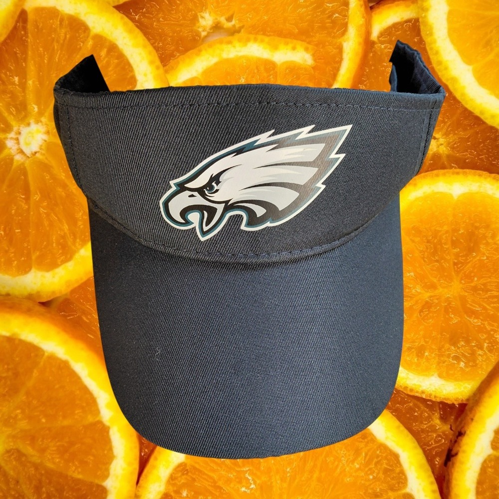 Philadelphia Eagles NFL Miller Lite Dark Blue Adjustable Visor Hat